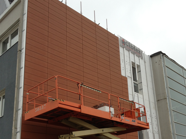 Isolation de façade par polystyrene