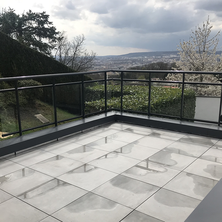 terrasse dalle céramique et garde corps terrasse dalle céramique et garde corps